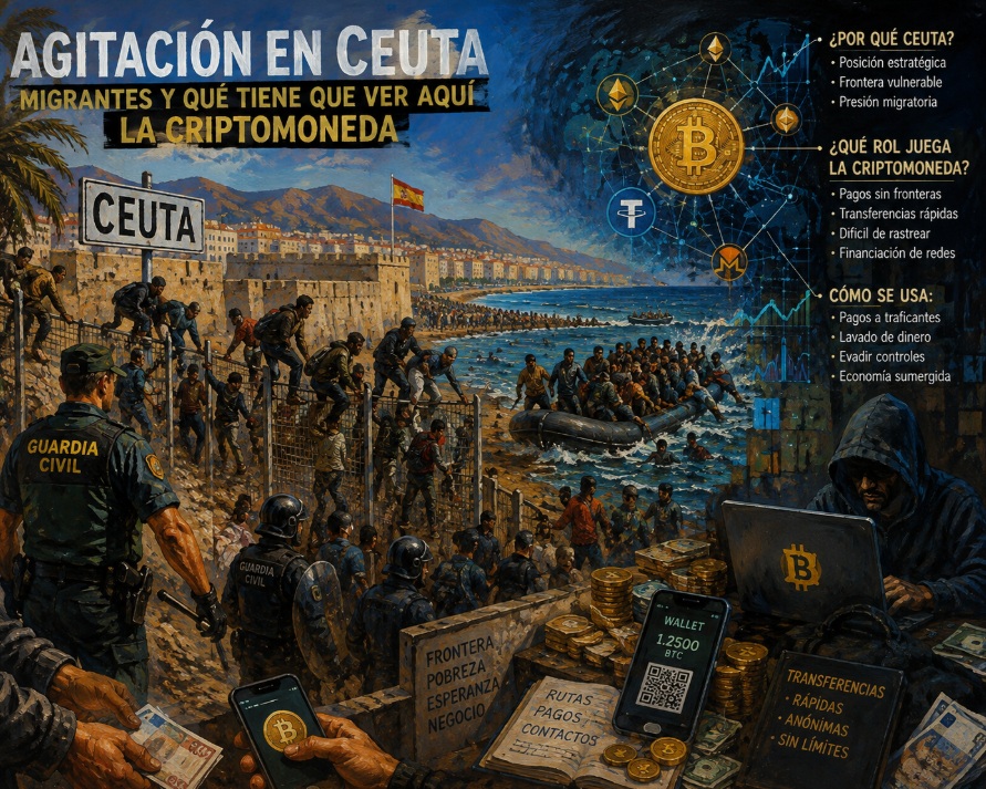 Aufruhr in Ceuta, Migranten und was Kryptowährung damit zu tun hat